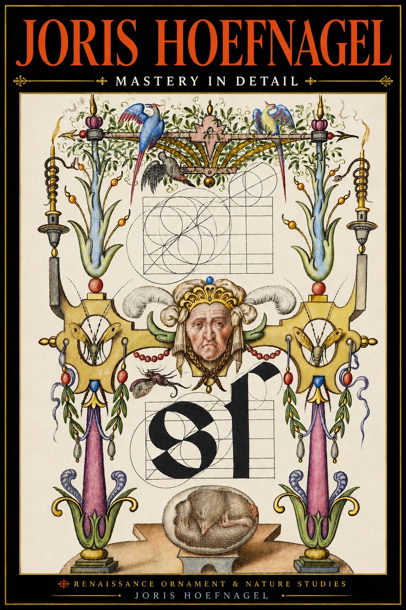 Joris Hoefnagel Mastery in Detail - Renaissance Ornament & Nature Studies No4 - Juliste