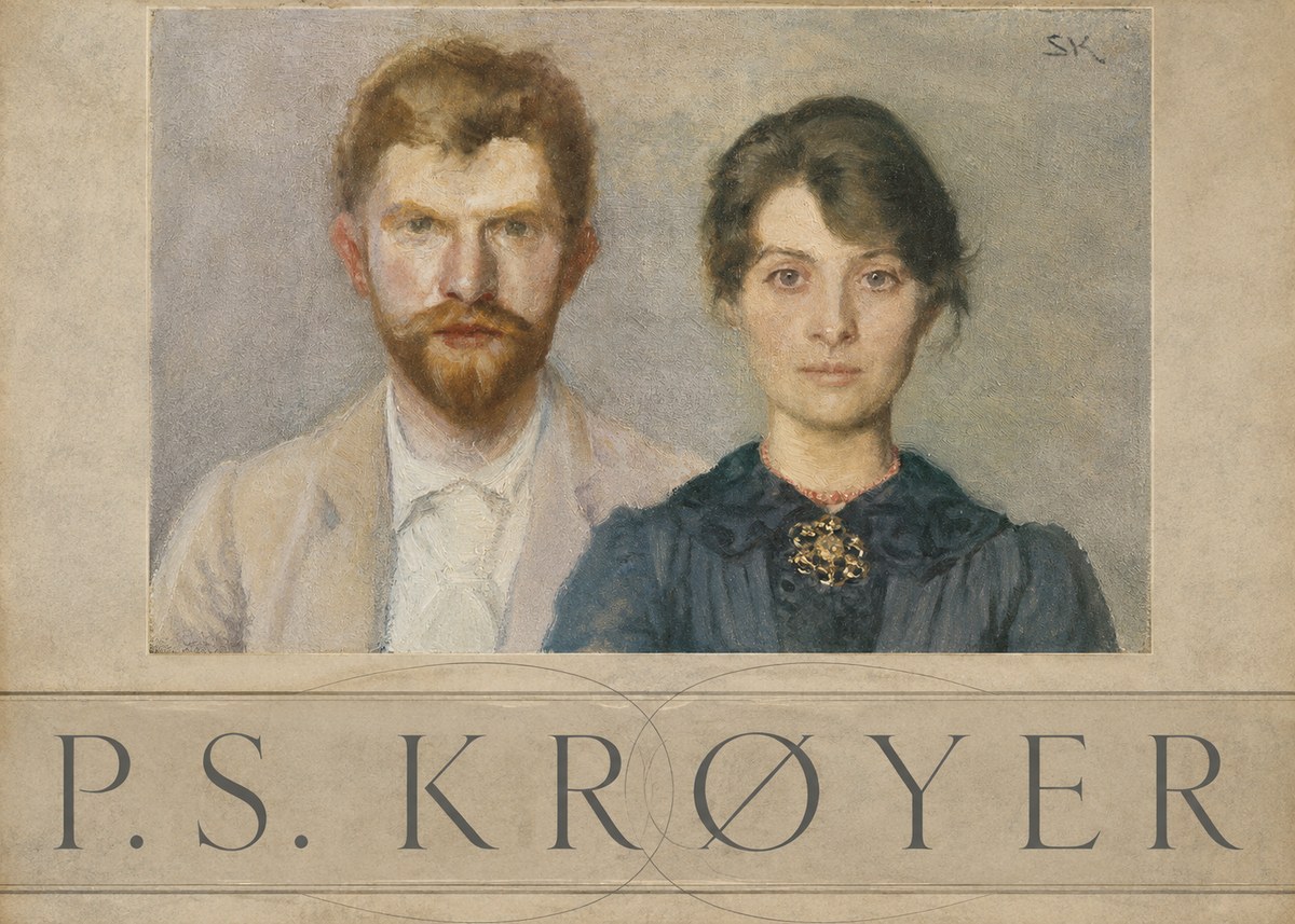 P.S. Krøyer Self-portrait with Marie Krøyer No3 - Juliste