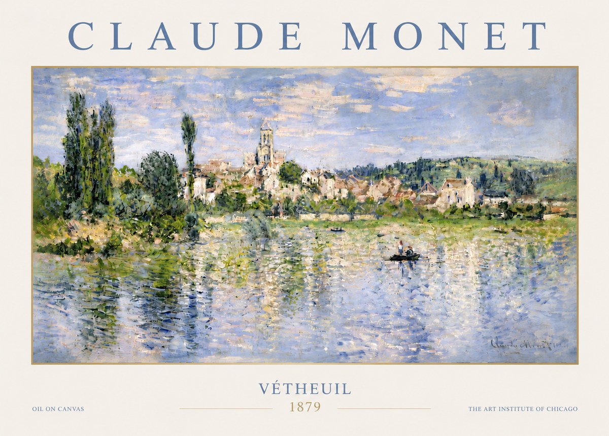 Monet Vétheuil No4 - Juliste