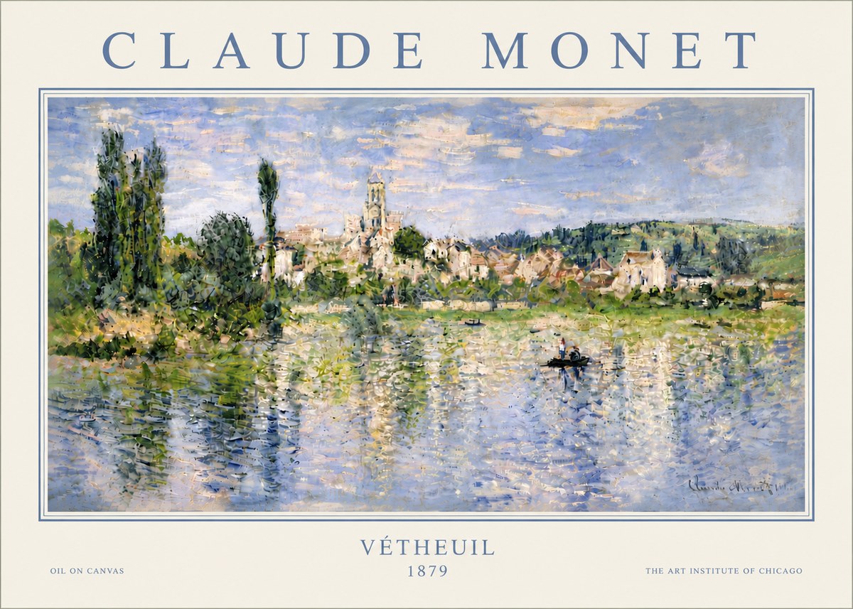 Monet Vétheuil No6 - Juliste