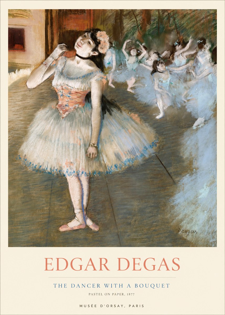 Edgar Degas The Dancer with a Bouquet No1 - Juliste