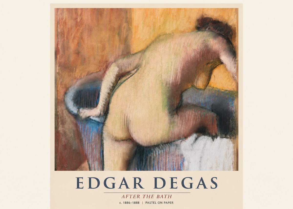 Edgar Degas After the Bath I No1 - Juliste