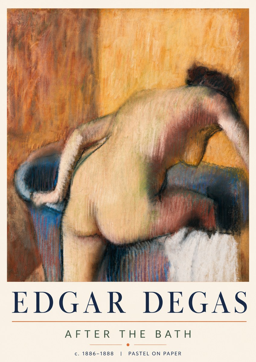 Edgar Degas After the Bath I No5 - Juliste