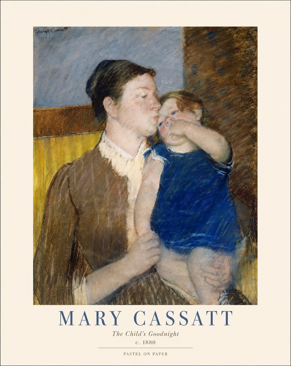Mary Cassatt The Child's Goodnight No1 - Juliste