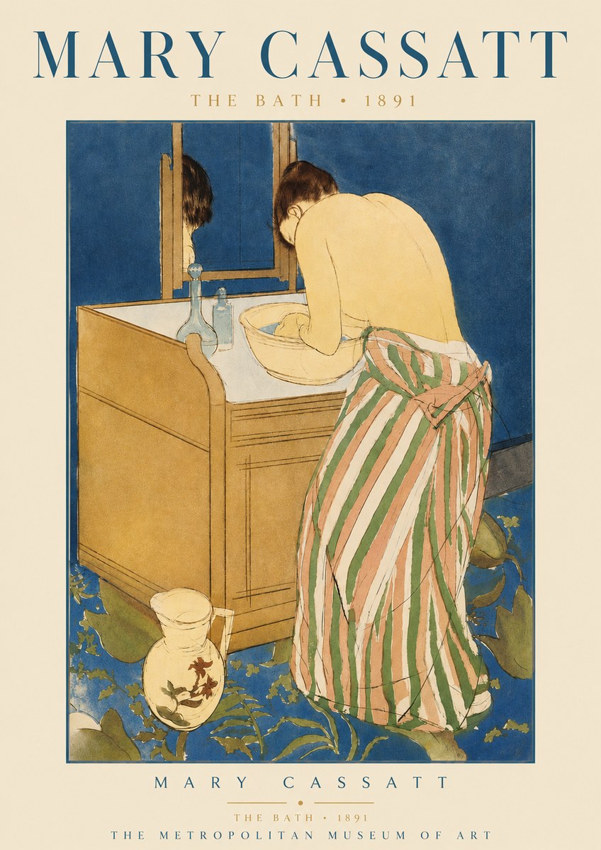 Mary Cassatt The Bath No3 - Juliste