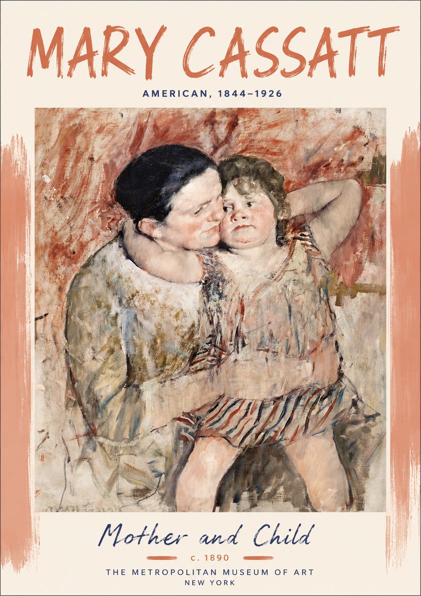 Mary Cassatt Mother and Child II No5 - Juliste