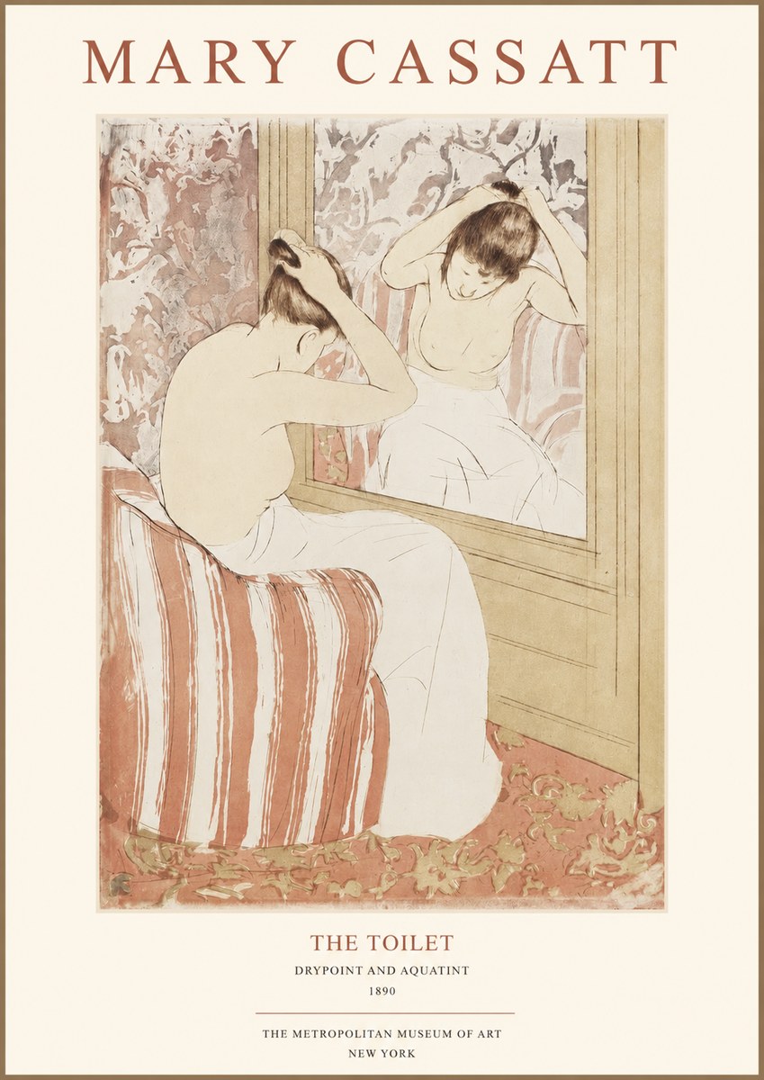 Mary Cassatt The Toilet No1 - Juliste