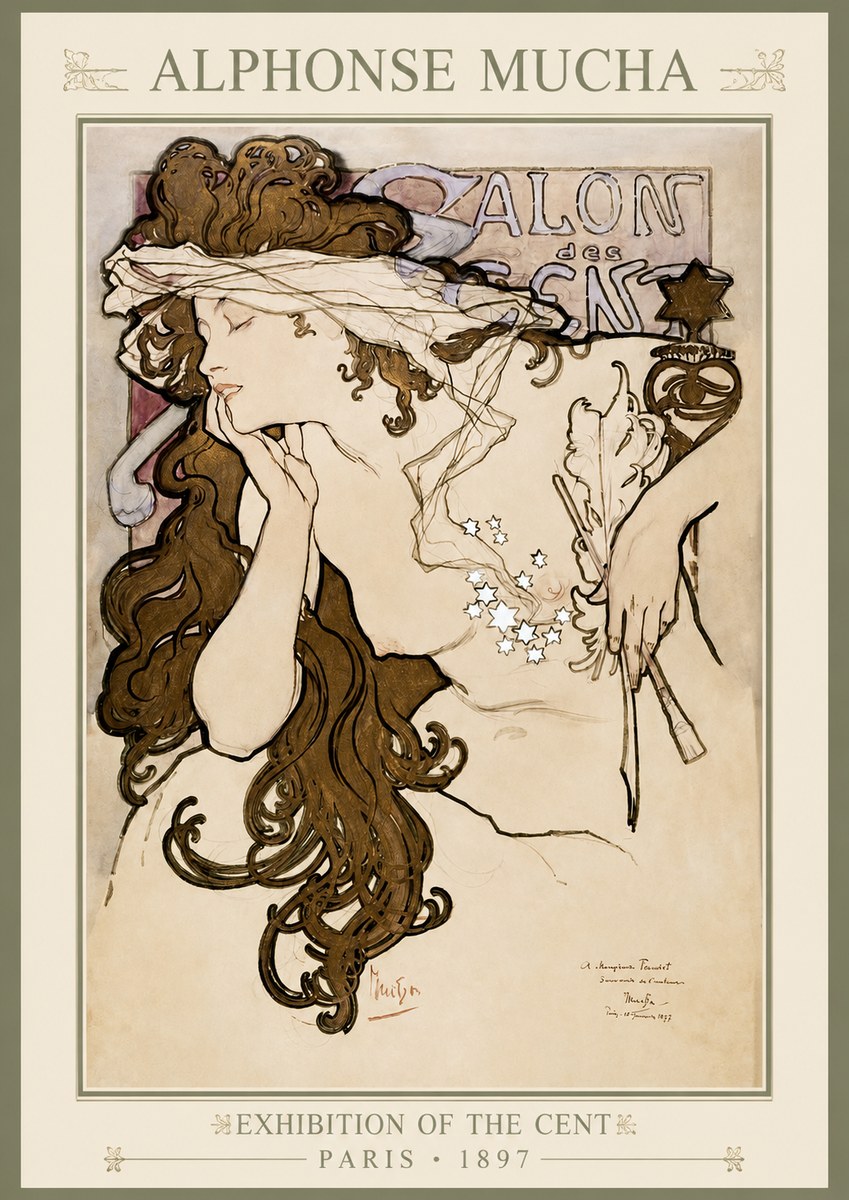 Mucha Salon Des Cent No1 - Juliste