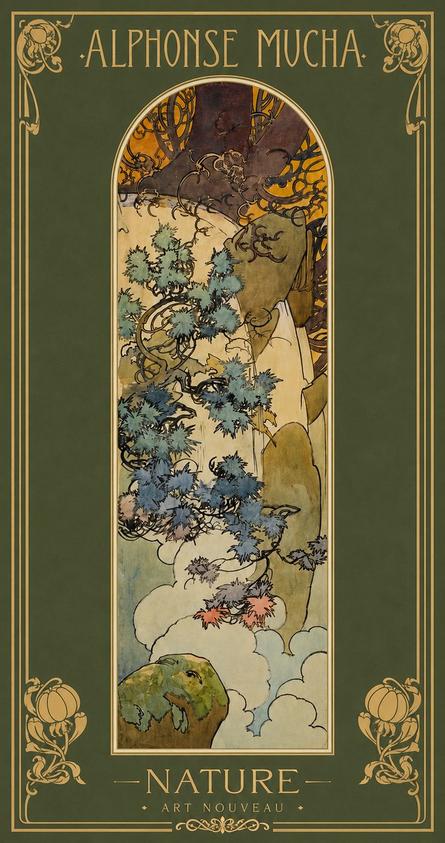 Mucha Nature No2 - Juliste