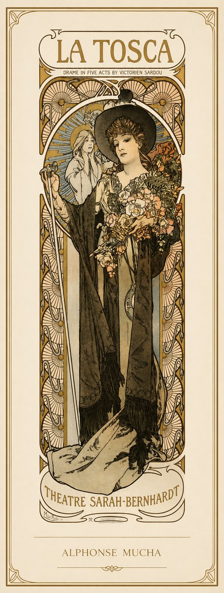 Mucha La Tosca No1 - Juliste