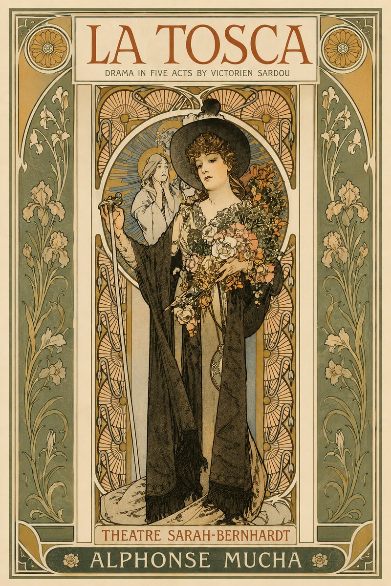 Mucha La Tosca No3 - Juliste