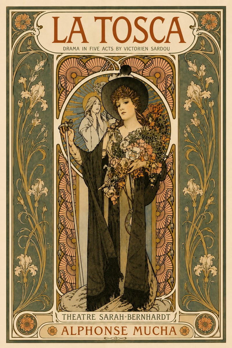 Mucha La Tosca No6 - Juliste