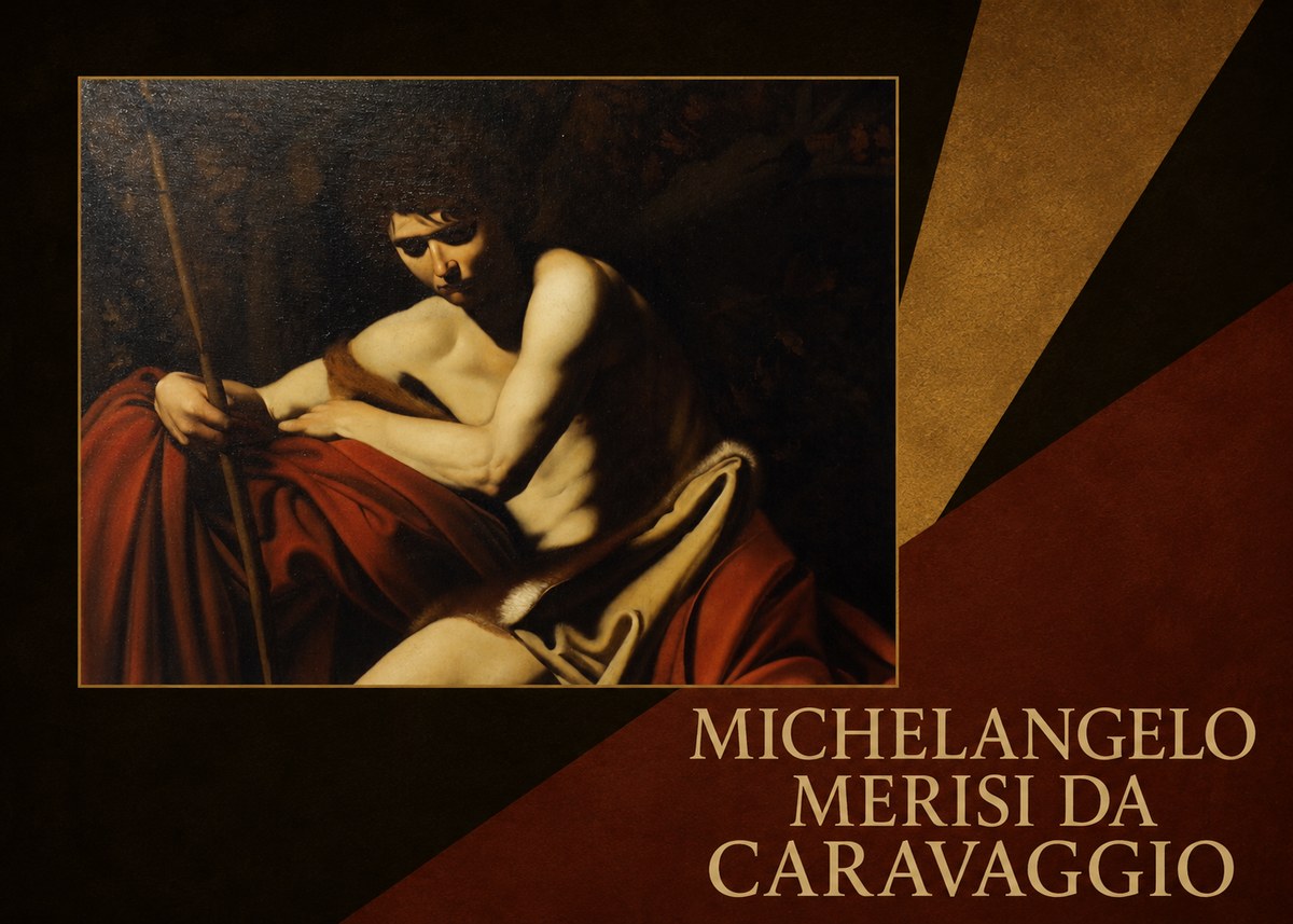 Michelangelo Merisi da Caravaggio Saint John the Baptist I No4 - Juliste