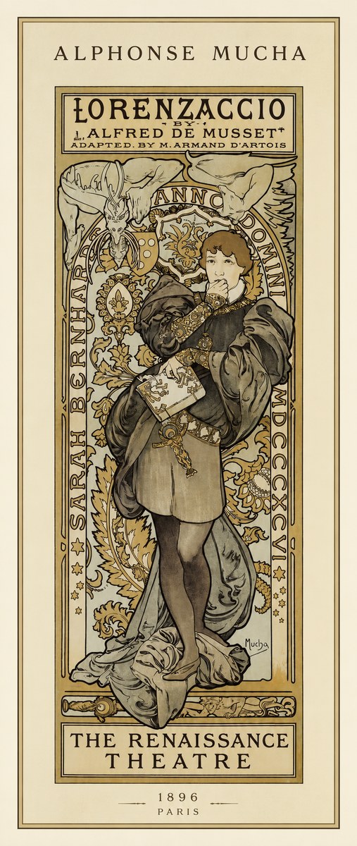 Mucha Lorenzaccio No1 - Juliste