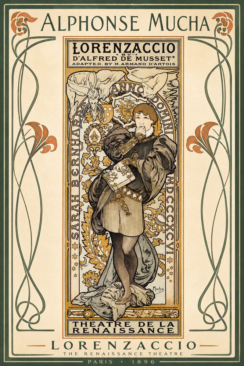 Mucha Lorenzaccio No2 - Juliste