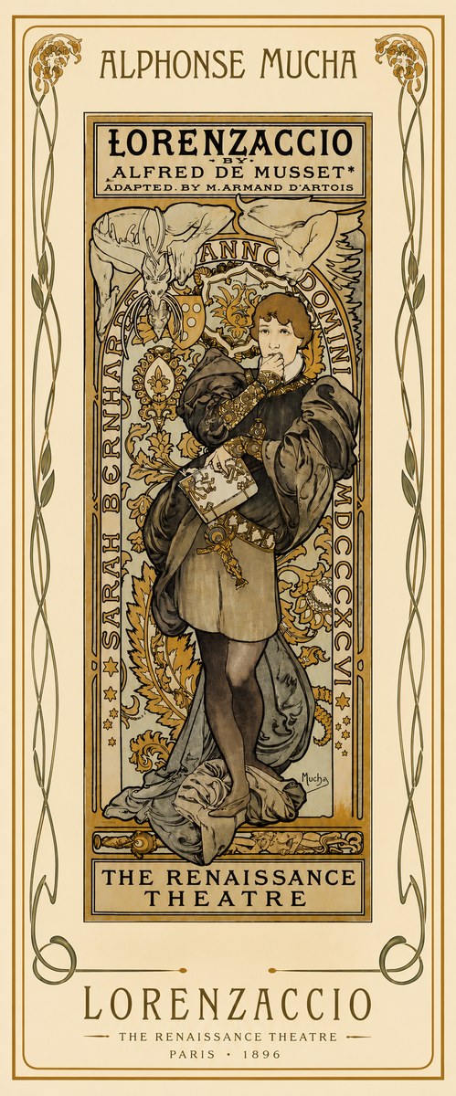 Mucha Lorenzaccio No4 - Juliste