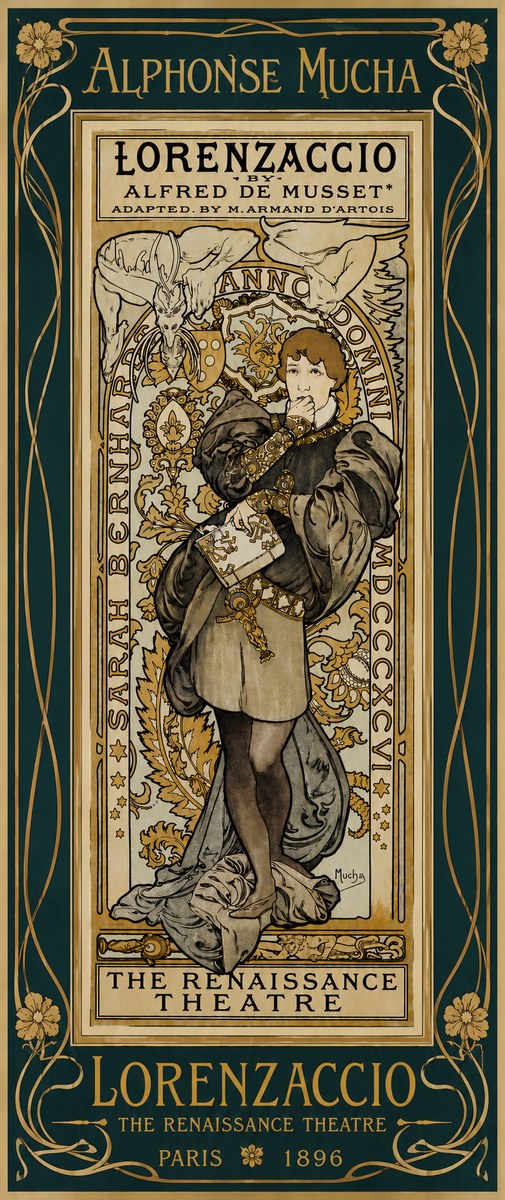 Mucha Lorenzaccio No5 - Juliste