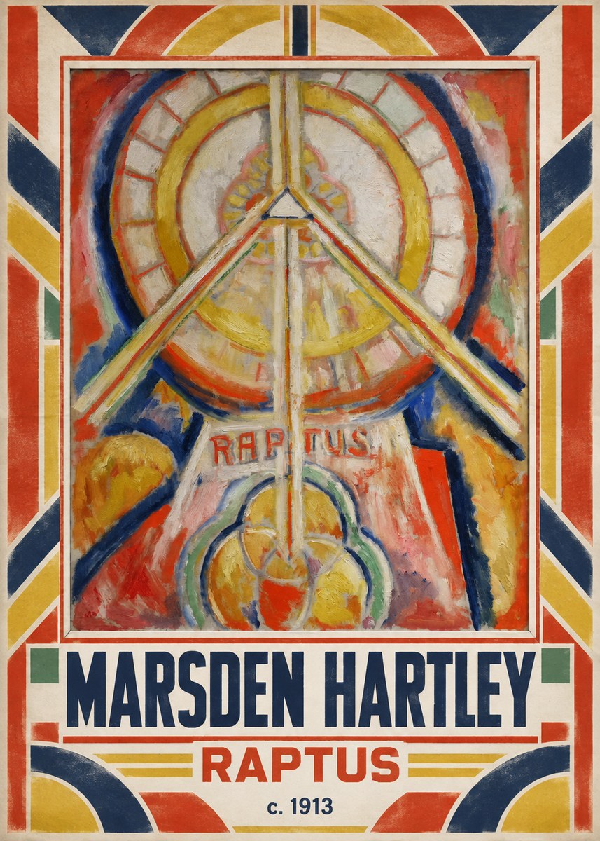 Marsden Hartley Raptus No1 - Juliste