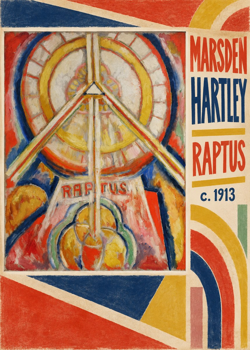 Marsden Hartley Raptus No2 - Juliste
