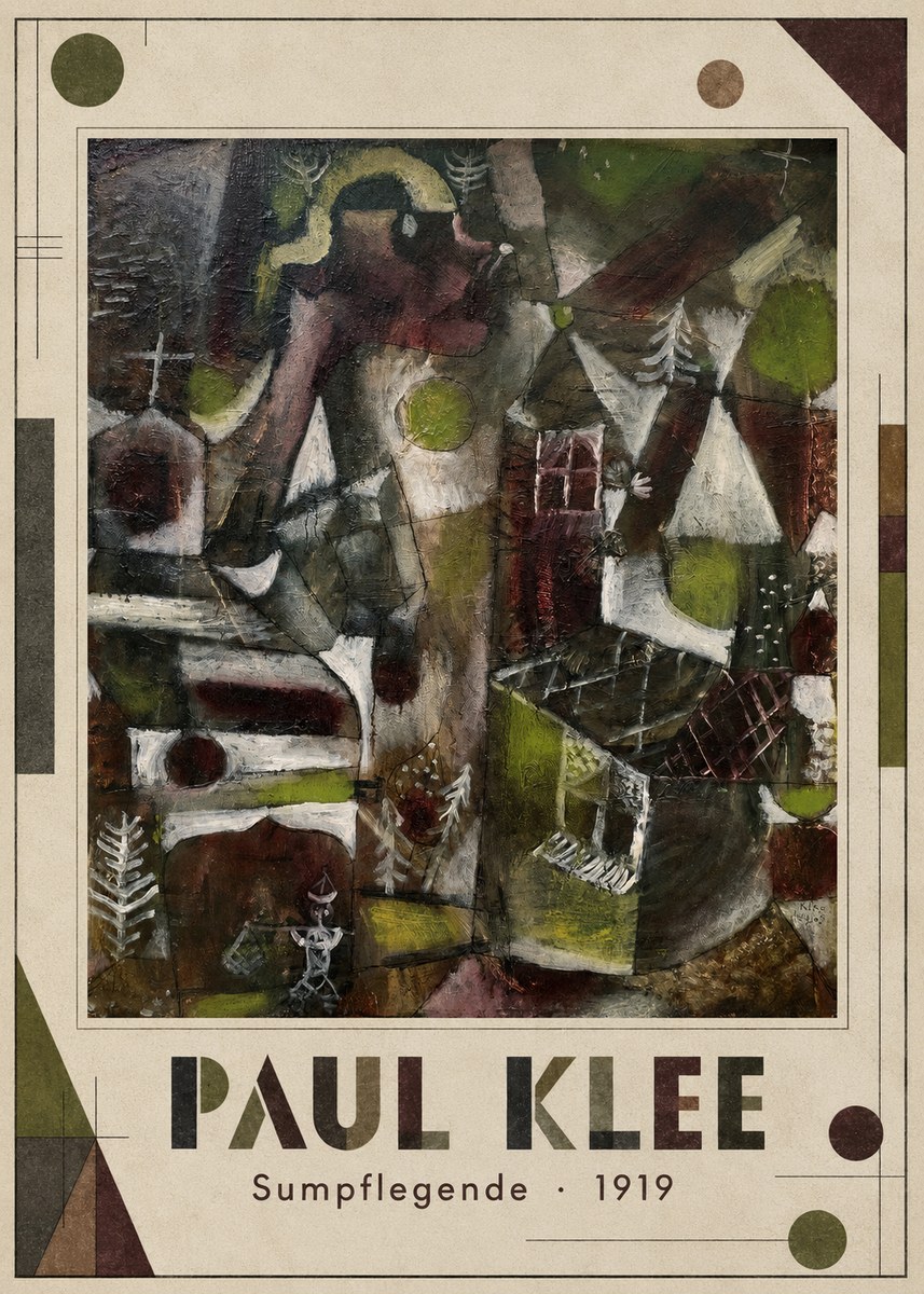 Paul Klee Sumpflegende I No1 - Juliste