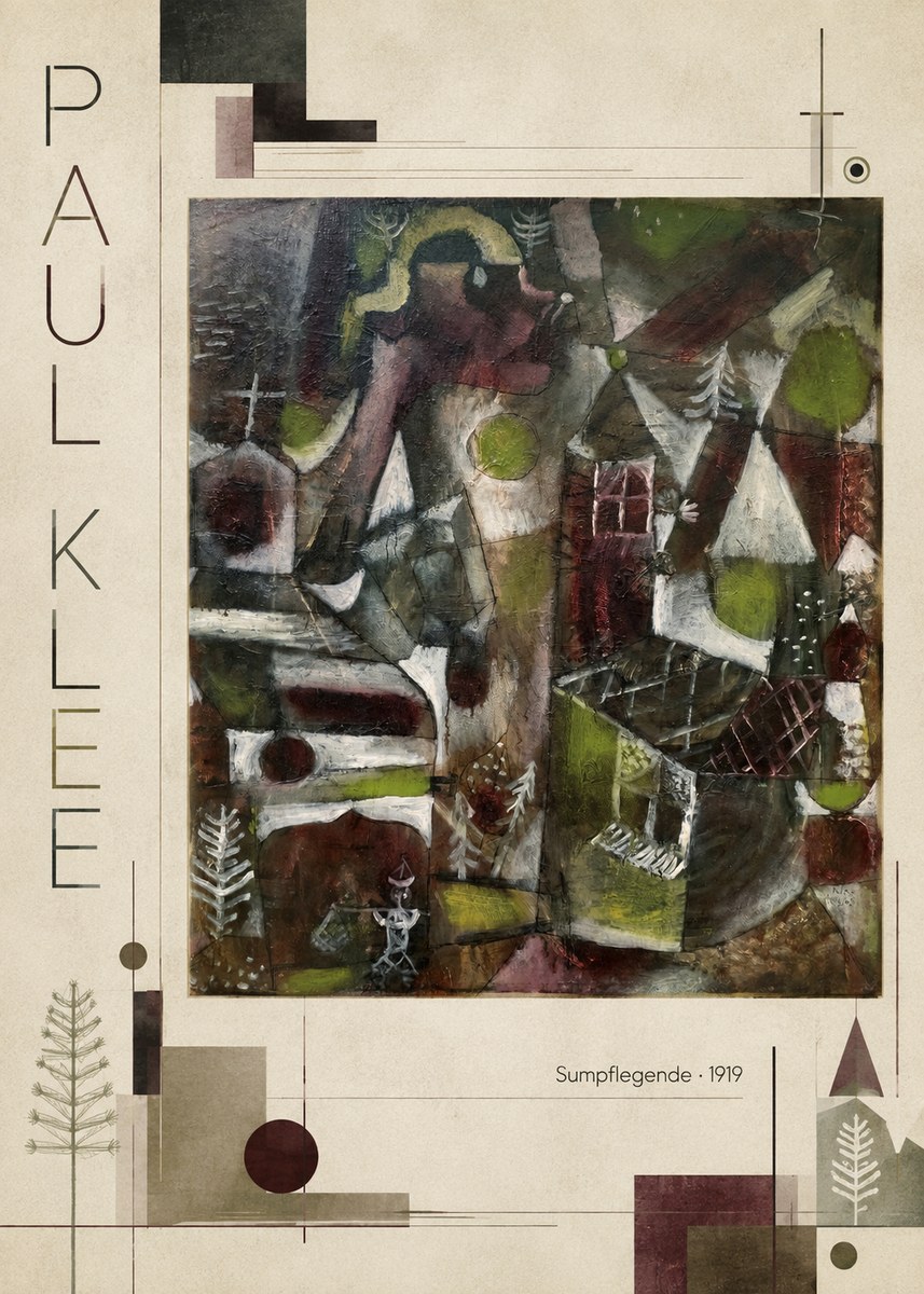Paul Klee Sumpflegende I No2 - Juliste