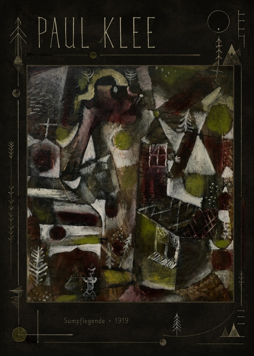 Paul Klee Sumpflegende I No3 - Juliste
