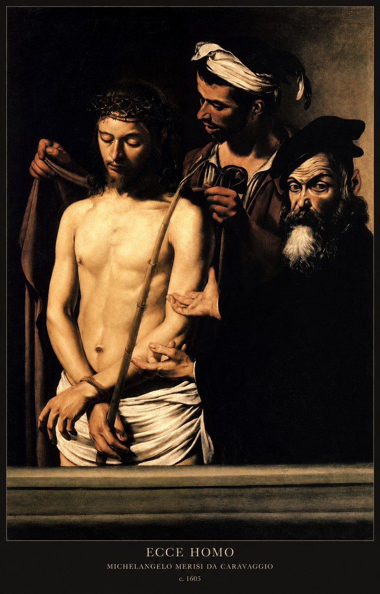 Michelangelo Merisi da Caravaggio Ecce Homo No6 - Juliste