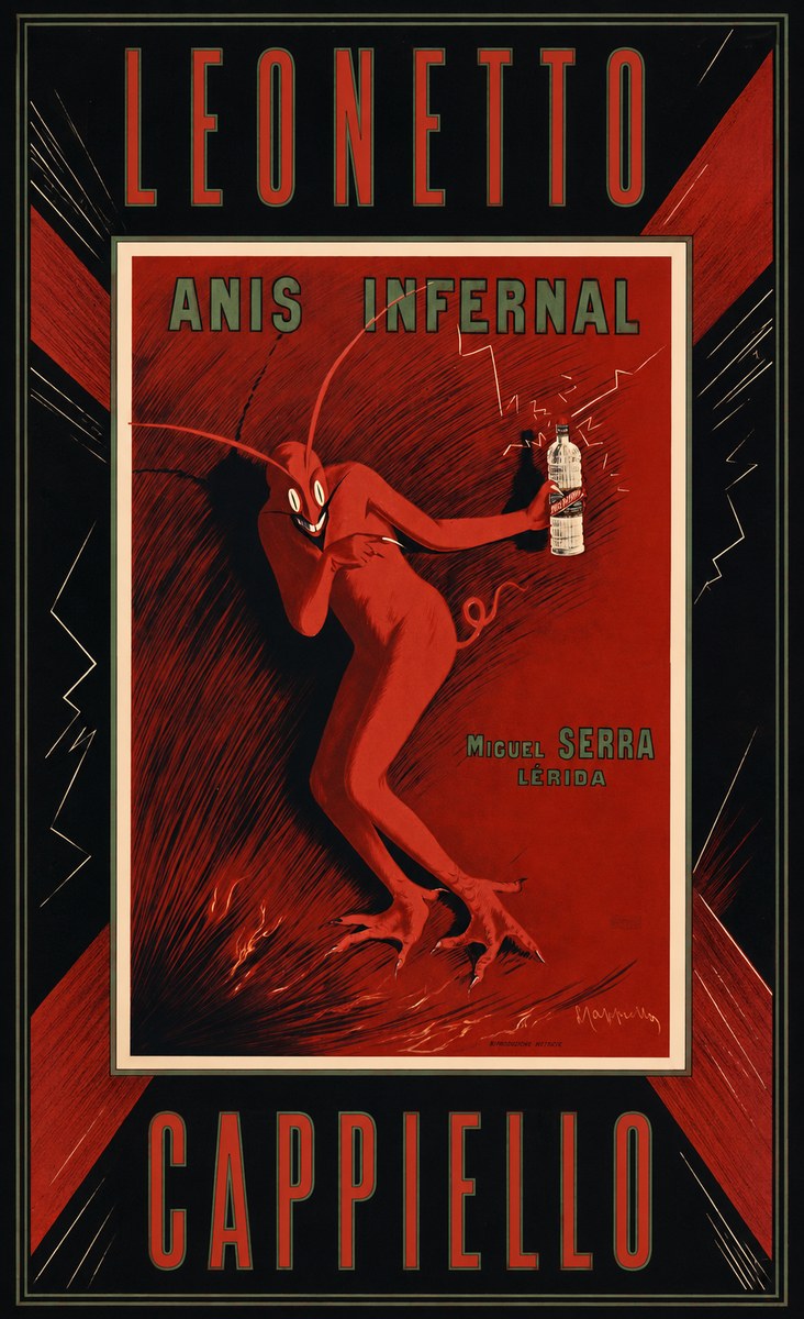 Leonetto Cappiello Anis Infernal I No4 - Juliste