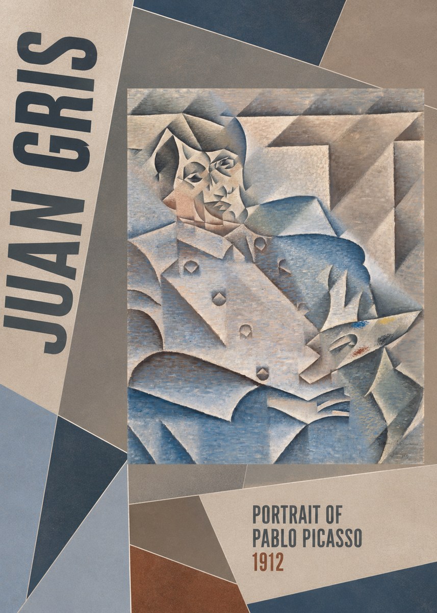 Juan Gris Portrait of Pablo Picasso No2 - Juliste