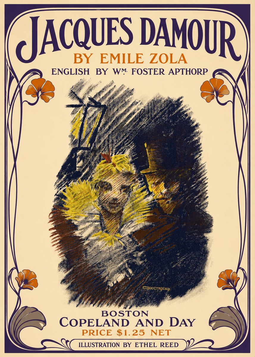 Ethel Reed Jacques Damour No3 - Juliste