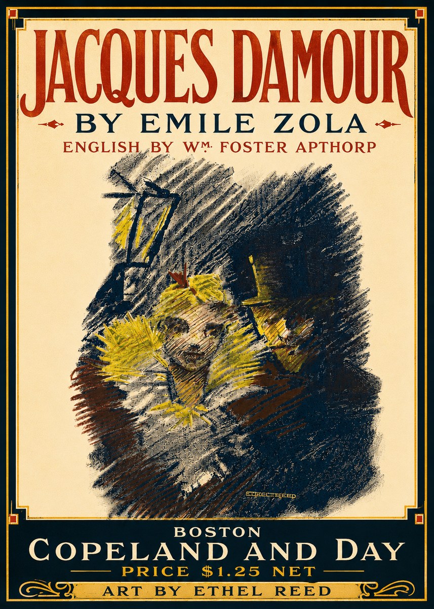 Ethel Reed Jacques Damour No4 - Juliste