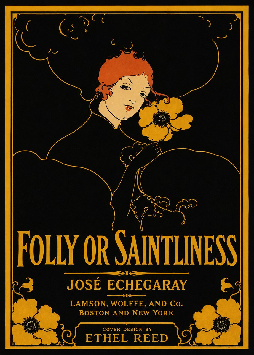 Ethel Reed Folly or Saintliness No3 - Juliste