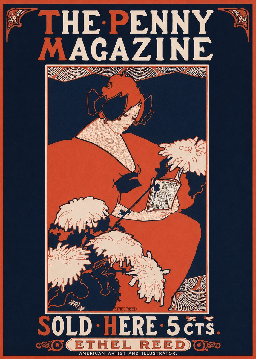 Ethel Reed The Penny Magazine No2 - Juliste