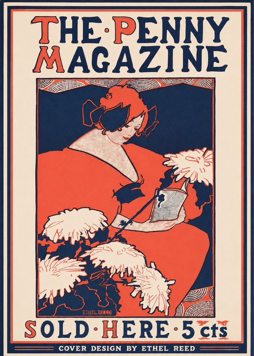 Ethel Reed The Penny Magazine No3 - Juliste