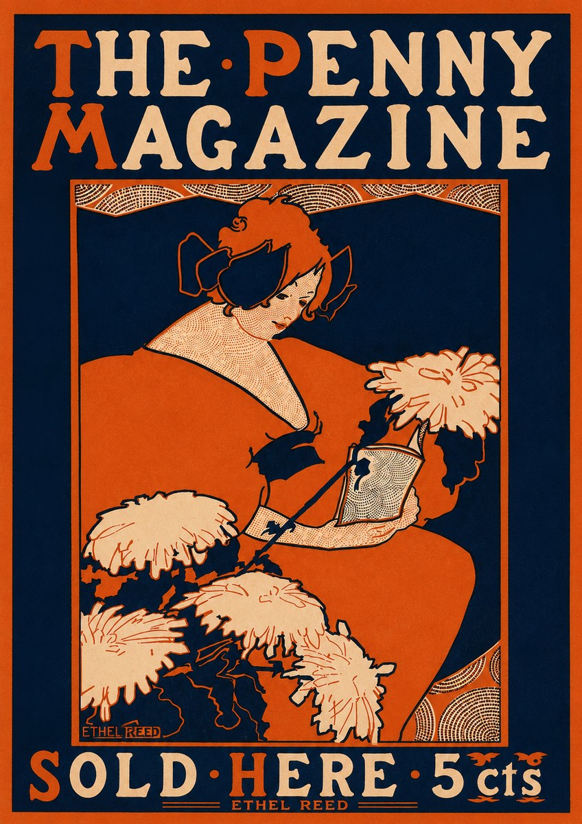 Ethel Reed The Penny Magazine No4 - Juliste