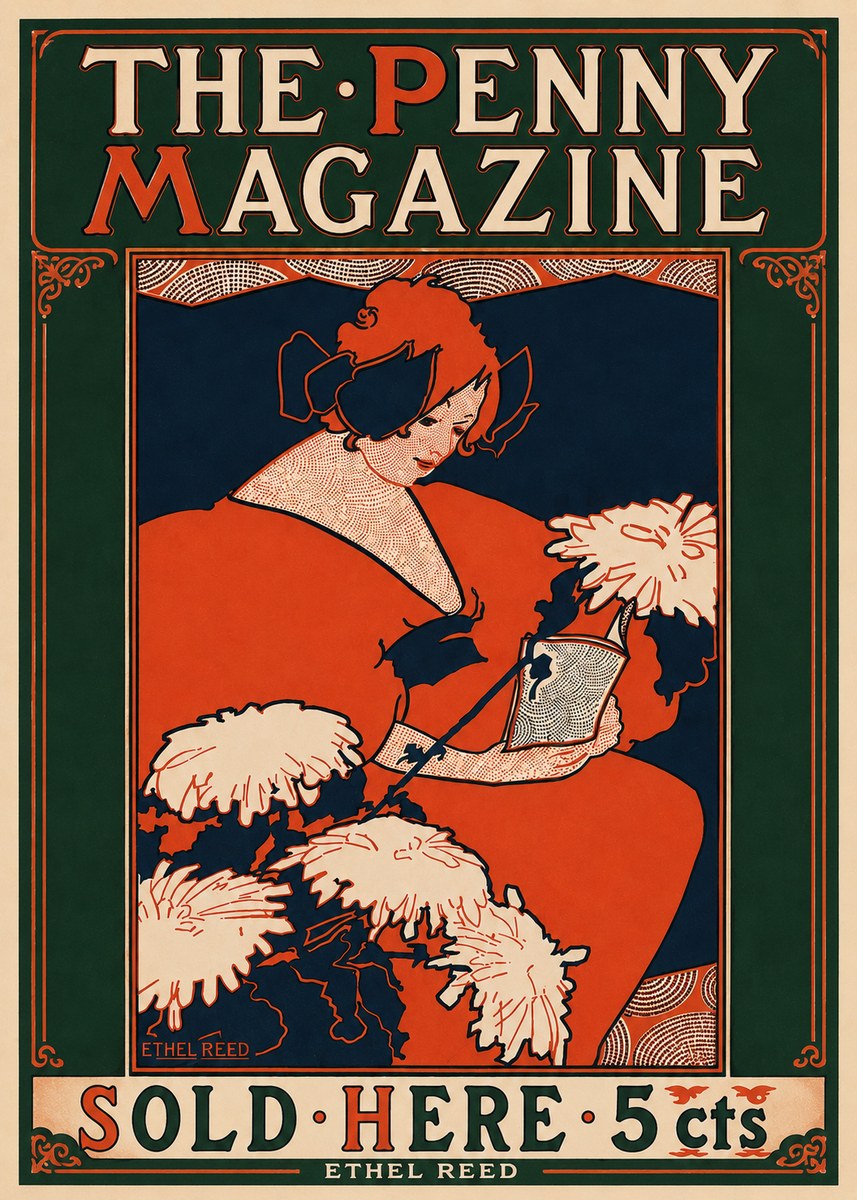 Ethel Reed The Penny Magazine No5 - Juliste