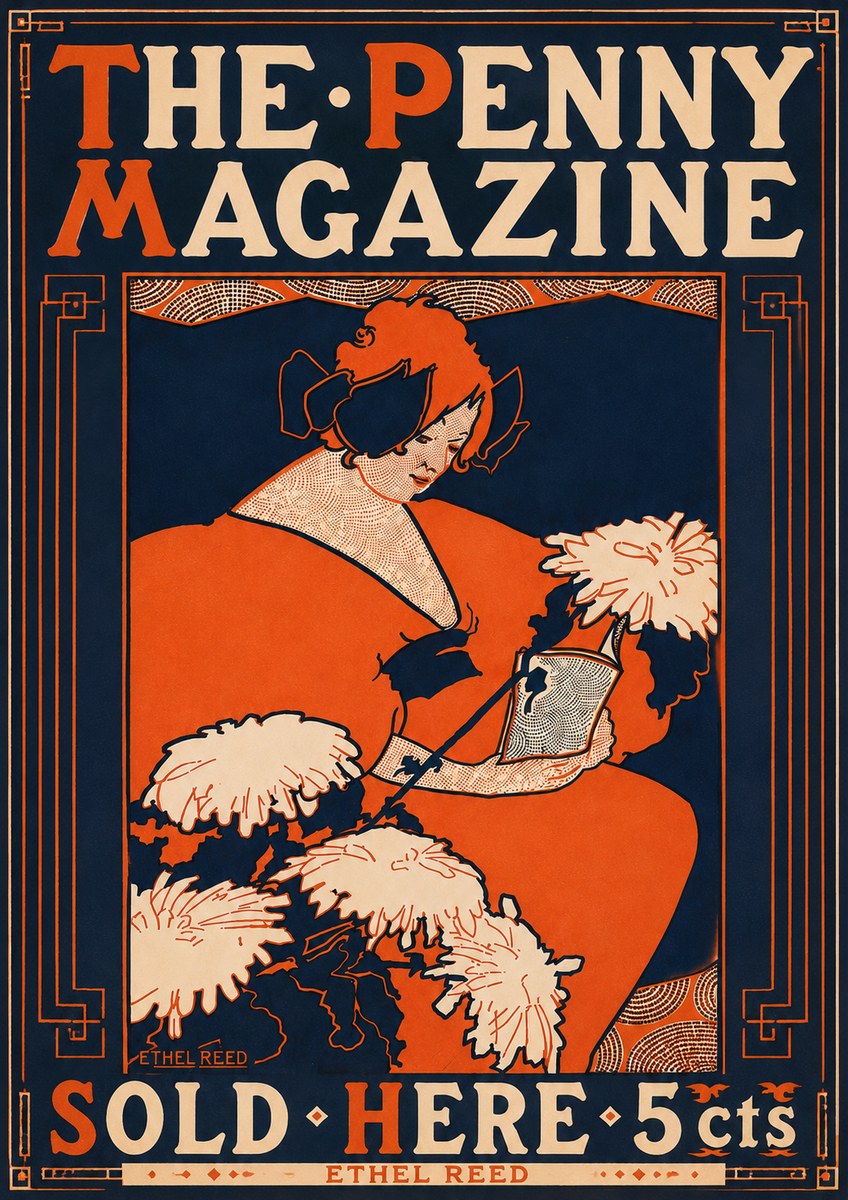 Ethel Reed The Penny Magazine No6 - Juliste