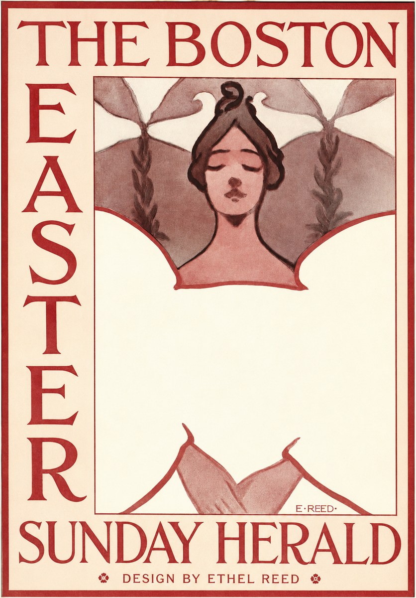 Ethel Reed The Boston Easter Sunday Herald No1 - Juliste