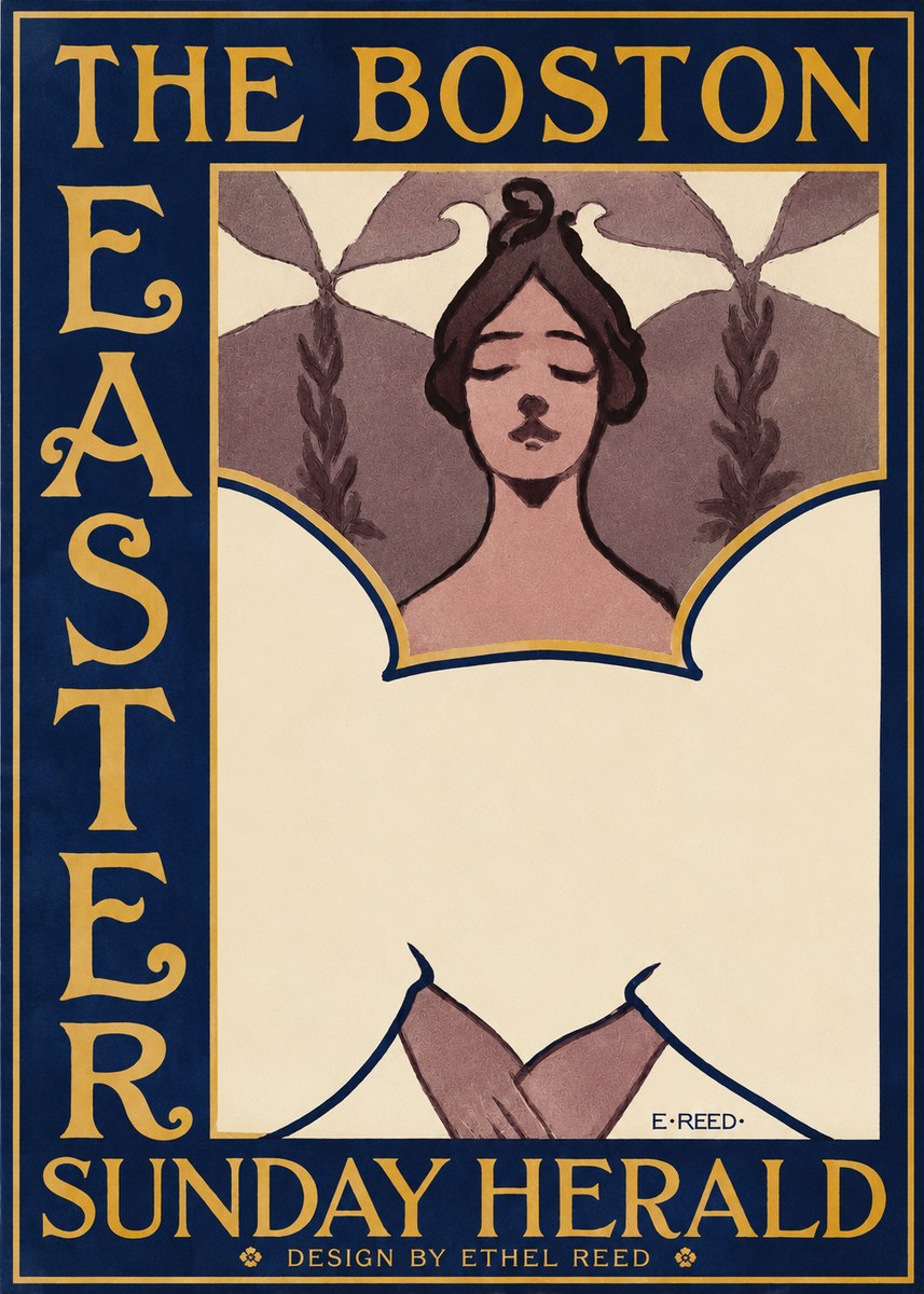 Ethel Reed The Boston Easter Sunday Herald No2 - Juliste