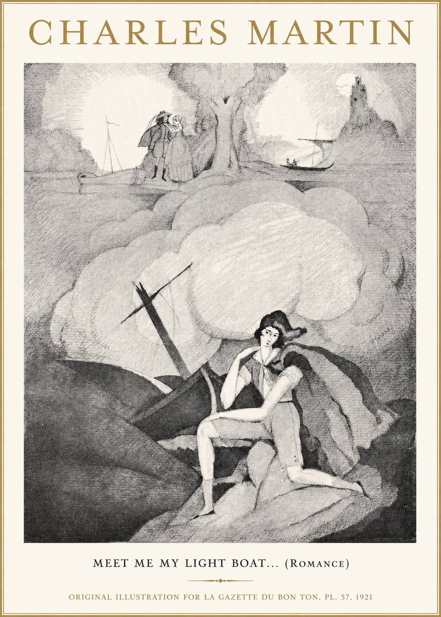 Charles Martin Meet Me My Light Boat... (Romance) No1 - Juliste