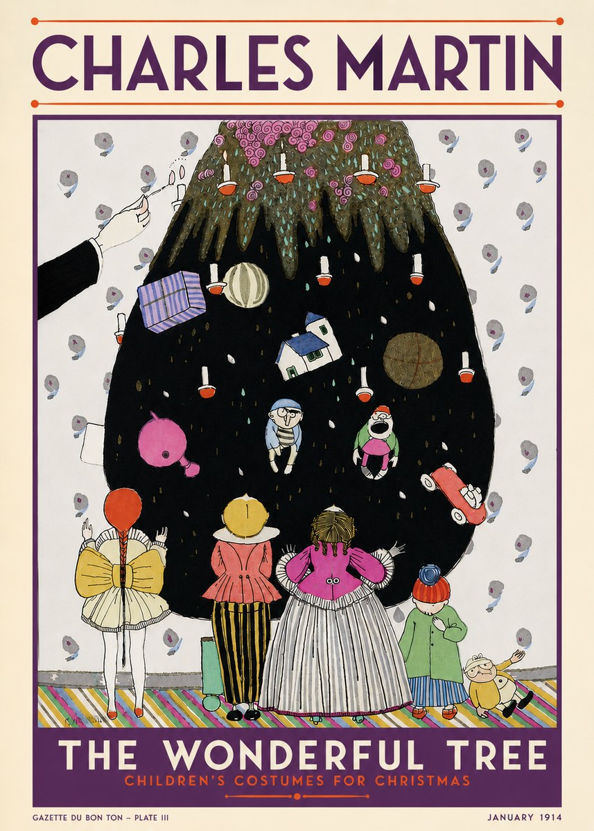 Charles Martin The Wonderful Tree No4 - Juliste
