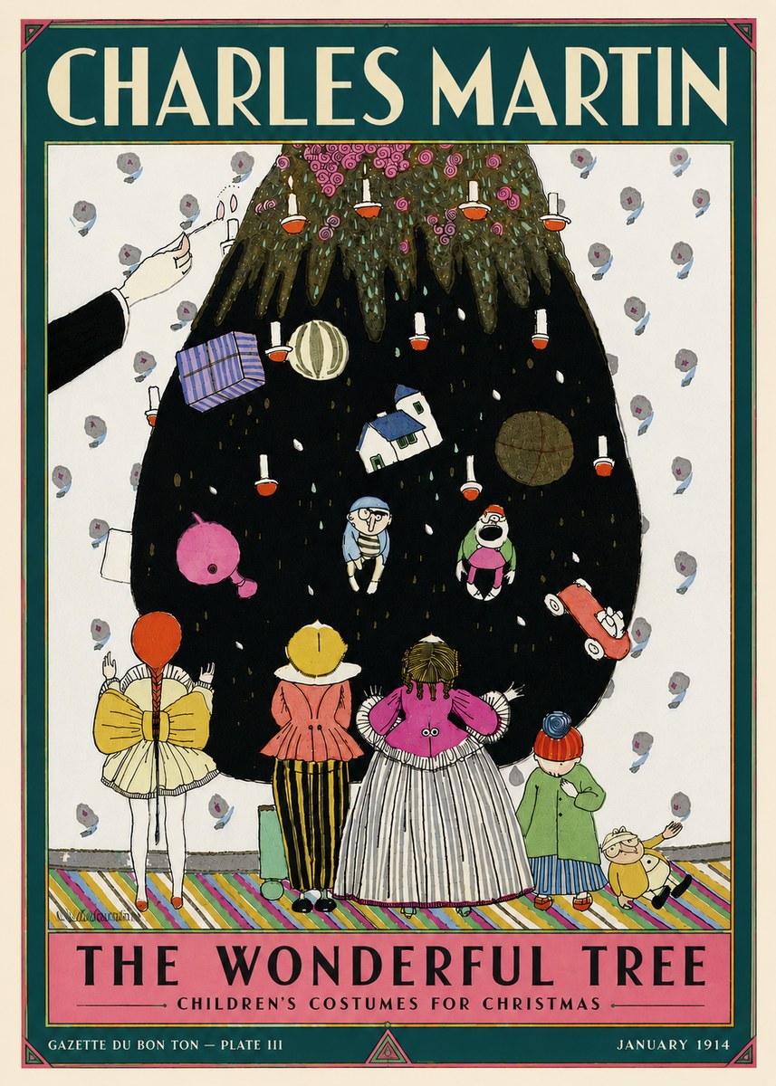 Charles Martin The Wonderful Tree No6 - Juliste