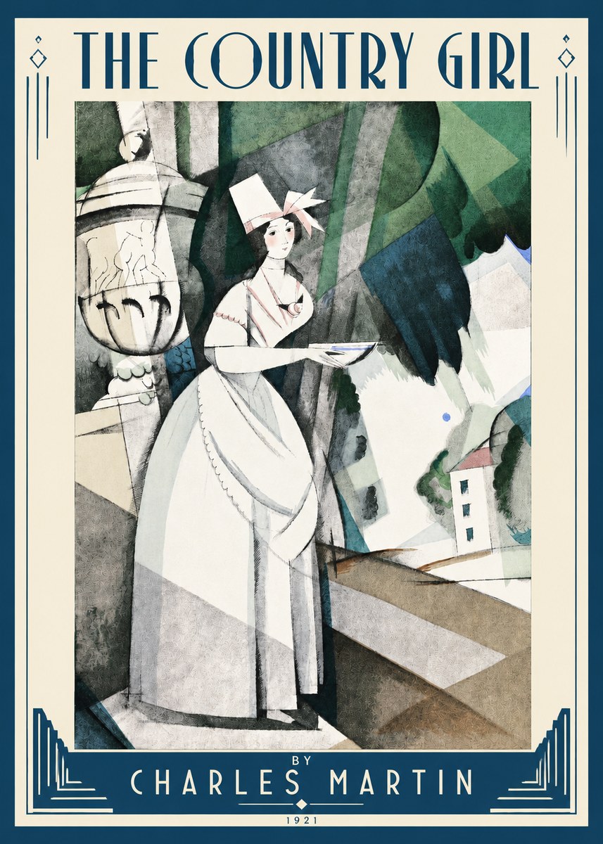 Charles Martin The Country Girl No2 - Juliste