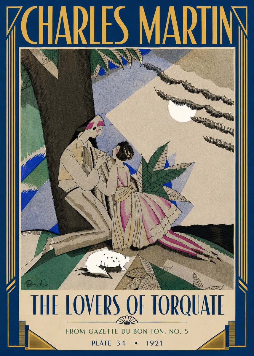Charles Martin The Lovers of Torquate No4 - Juliste