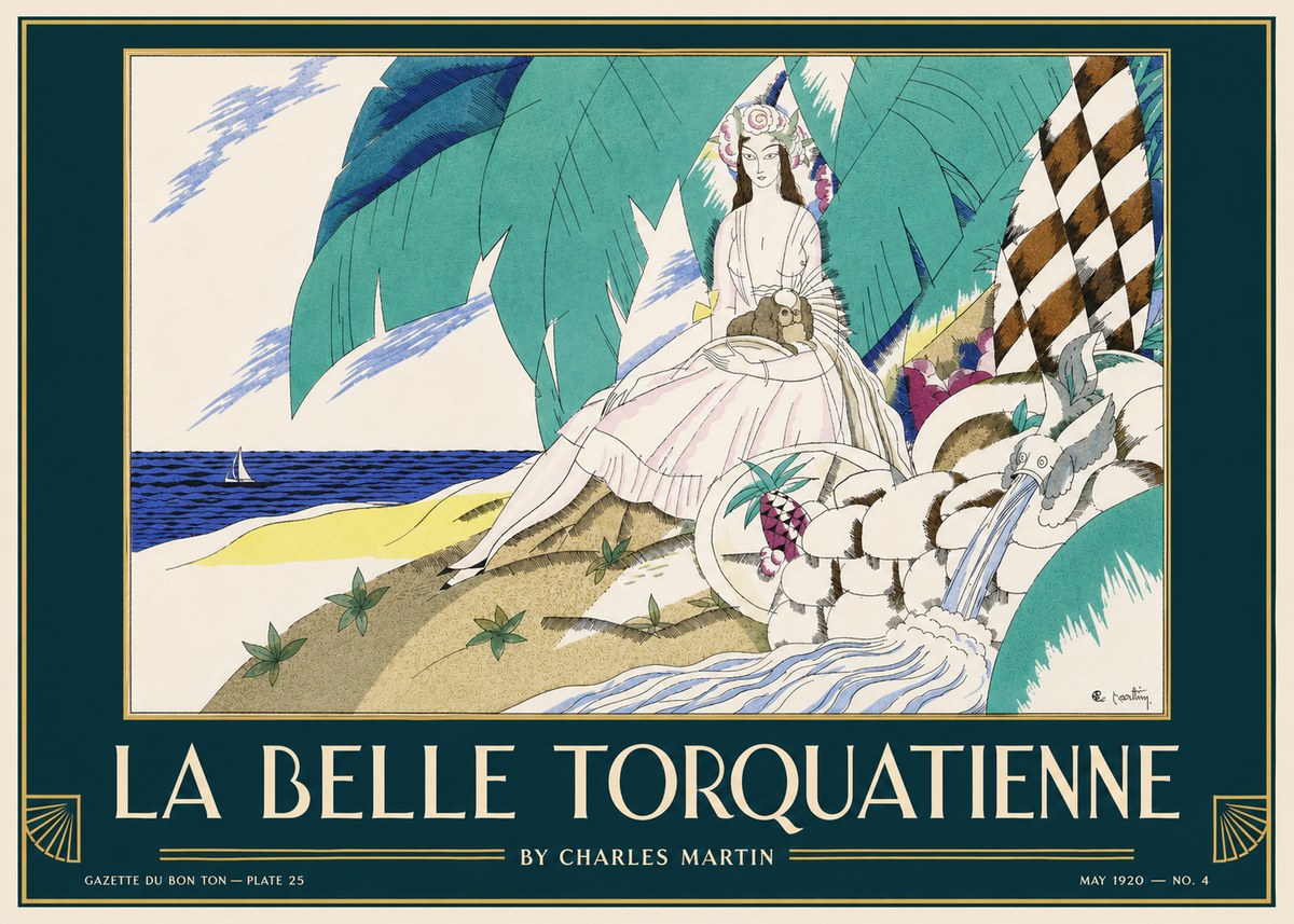 Charles Martin La Belle Torquatienne No3 - Juliste