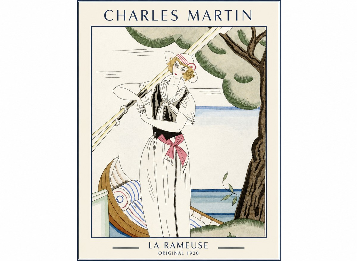 Charles Martin La Rameuse No1 - Juliste