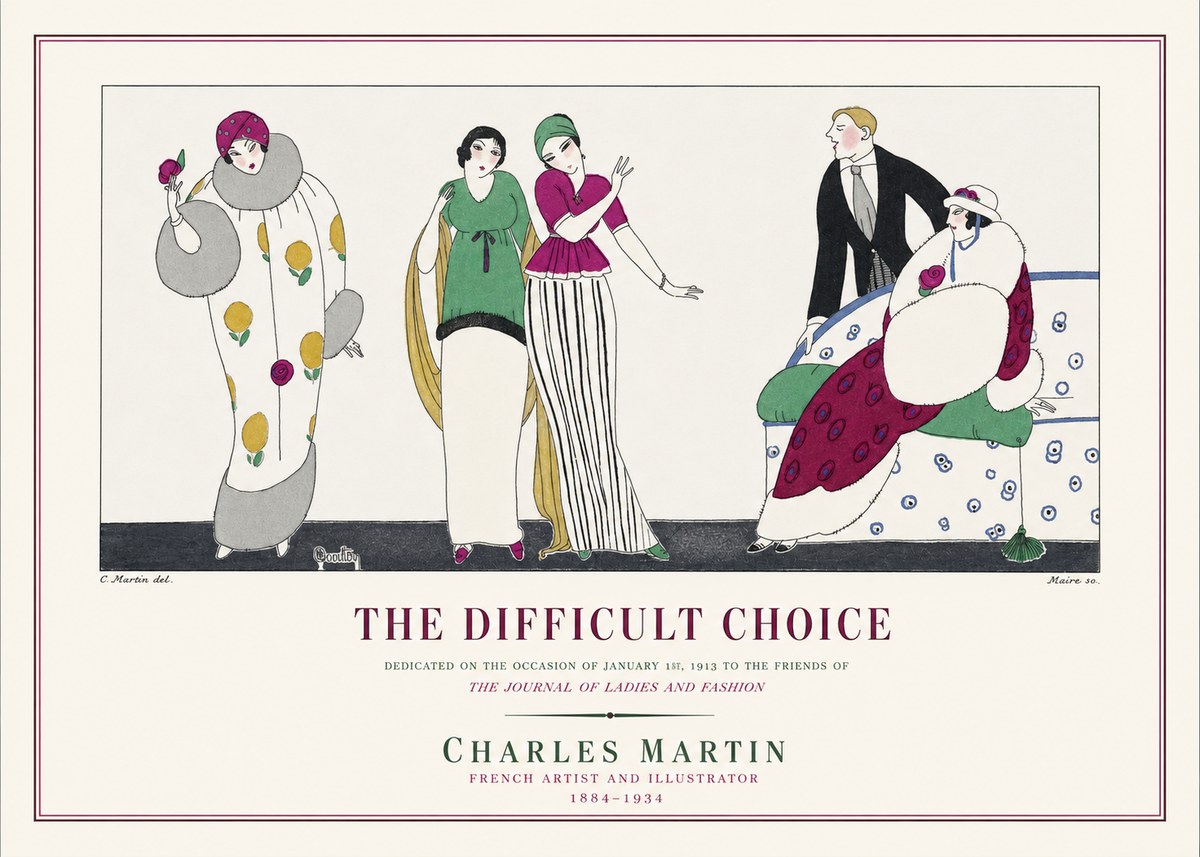 Charles Martin The Difficult Choice No1 - Juliste
