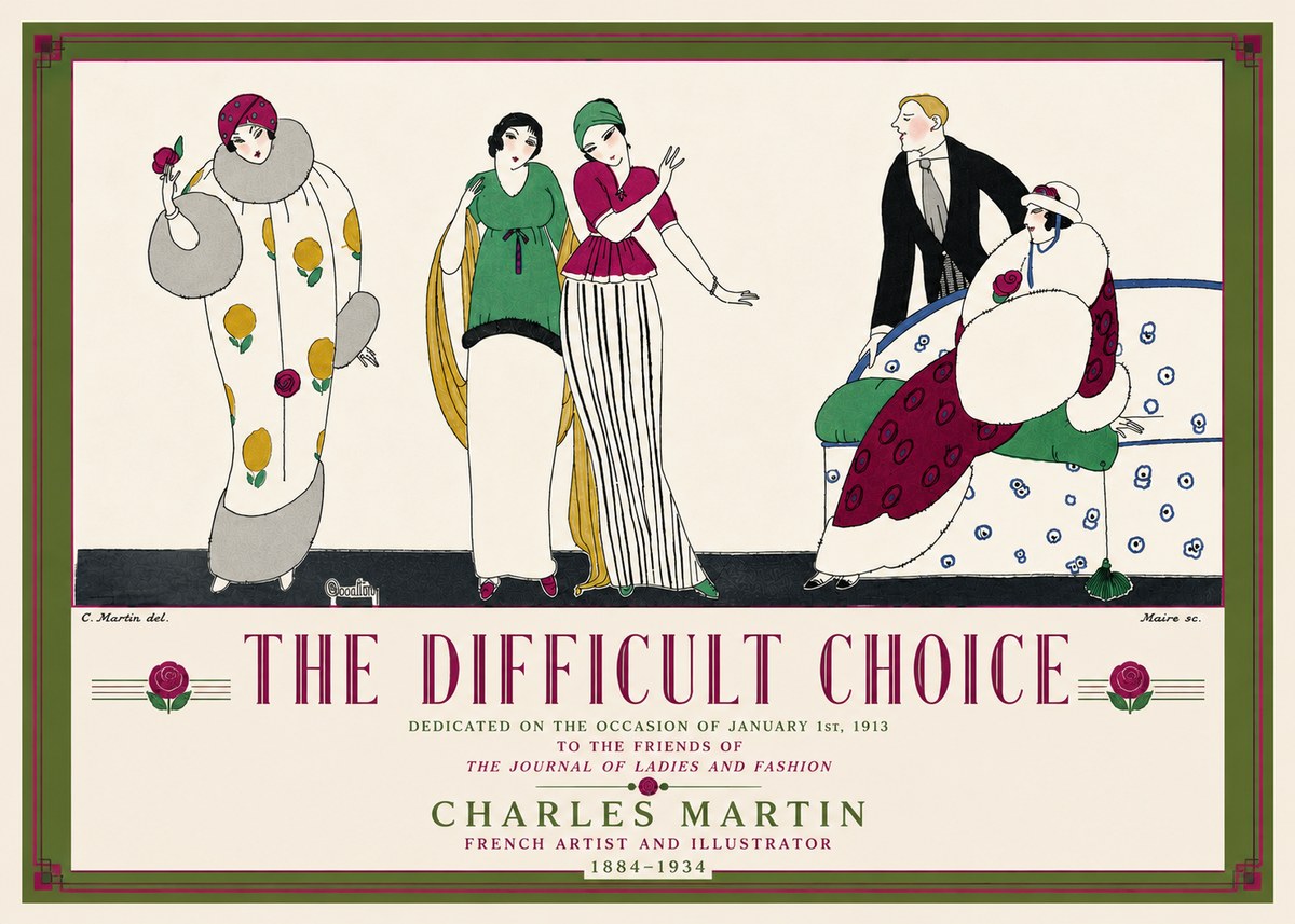 Charles Martin The Difficult Choice No5 - Juliste