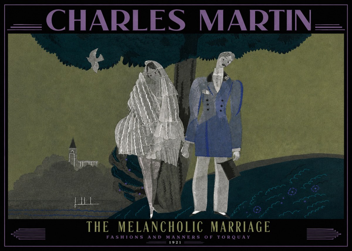 Charles Martin The Melancholic Marriage No2 - Juliste