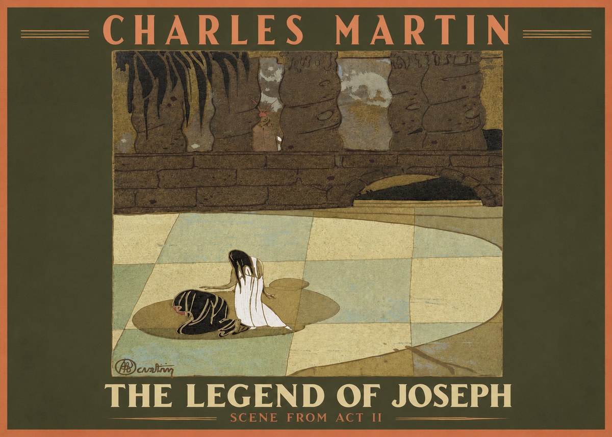 Charles Martin The Legend of Joseph - Scene from Act Ii No2 - Juliste